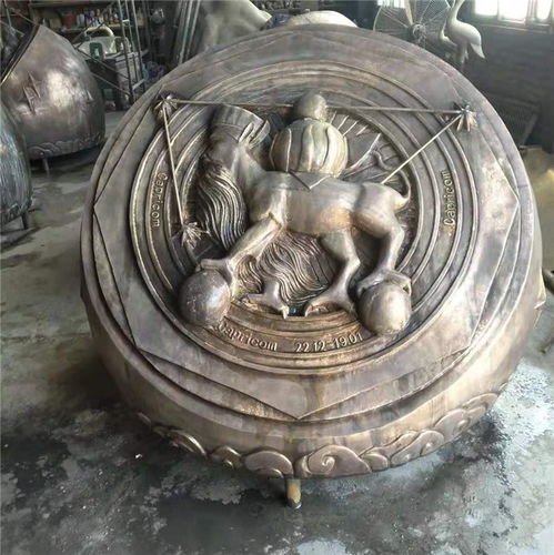 广场抽象铜雕塑 艺术与诚信的完美融合